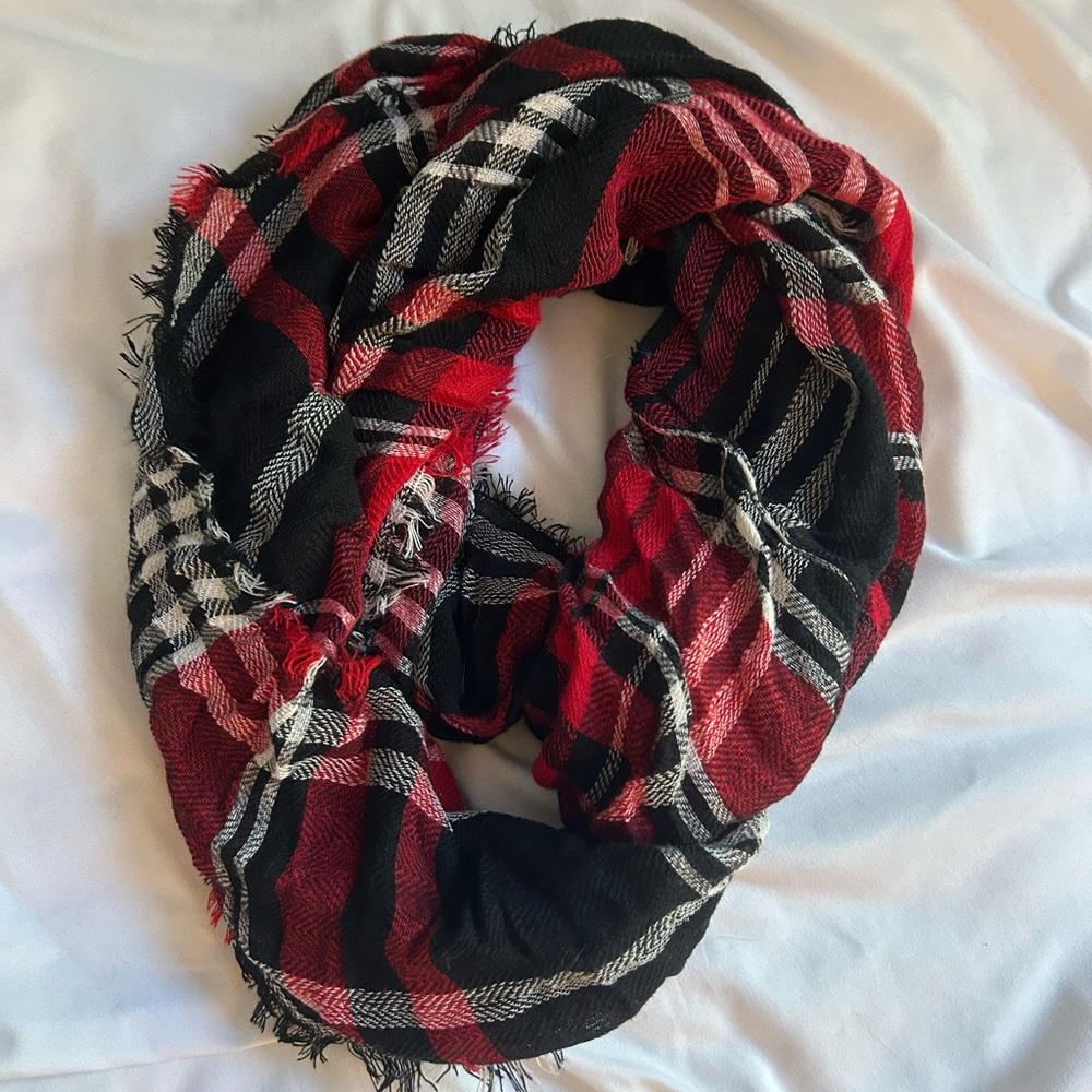Cato flannel infinity scarf